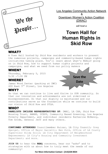 Town Hall FLYER